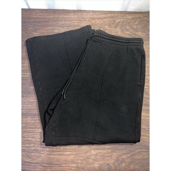 Victoria's Secret Pants - PINK by Victoria's Secret Baggy Wide Leg Womens Sweatpants Size XL Black